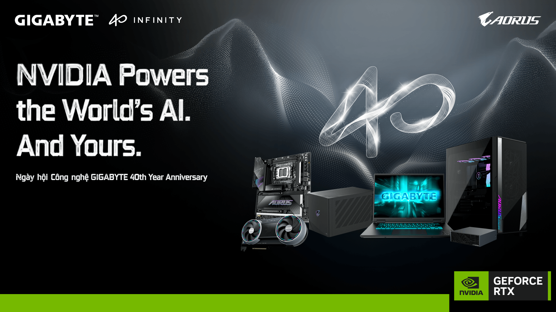 Ngày hội Công nghệ GIGABYTE 40th Year Anniversary