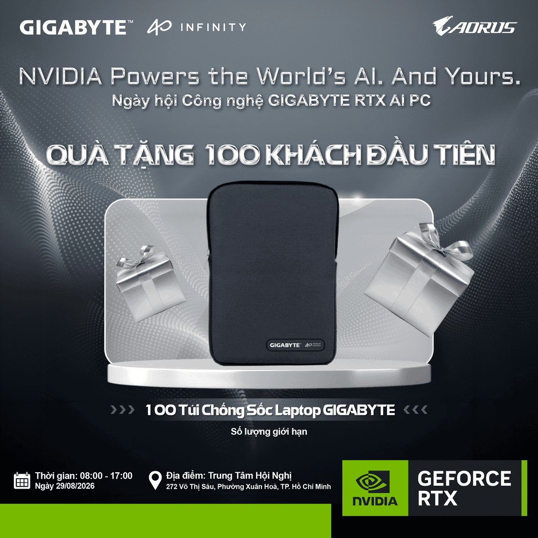 Thông tin quà tặng GIGABYTE 40TH EVENT 5