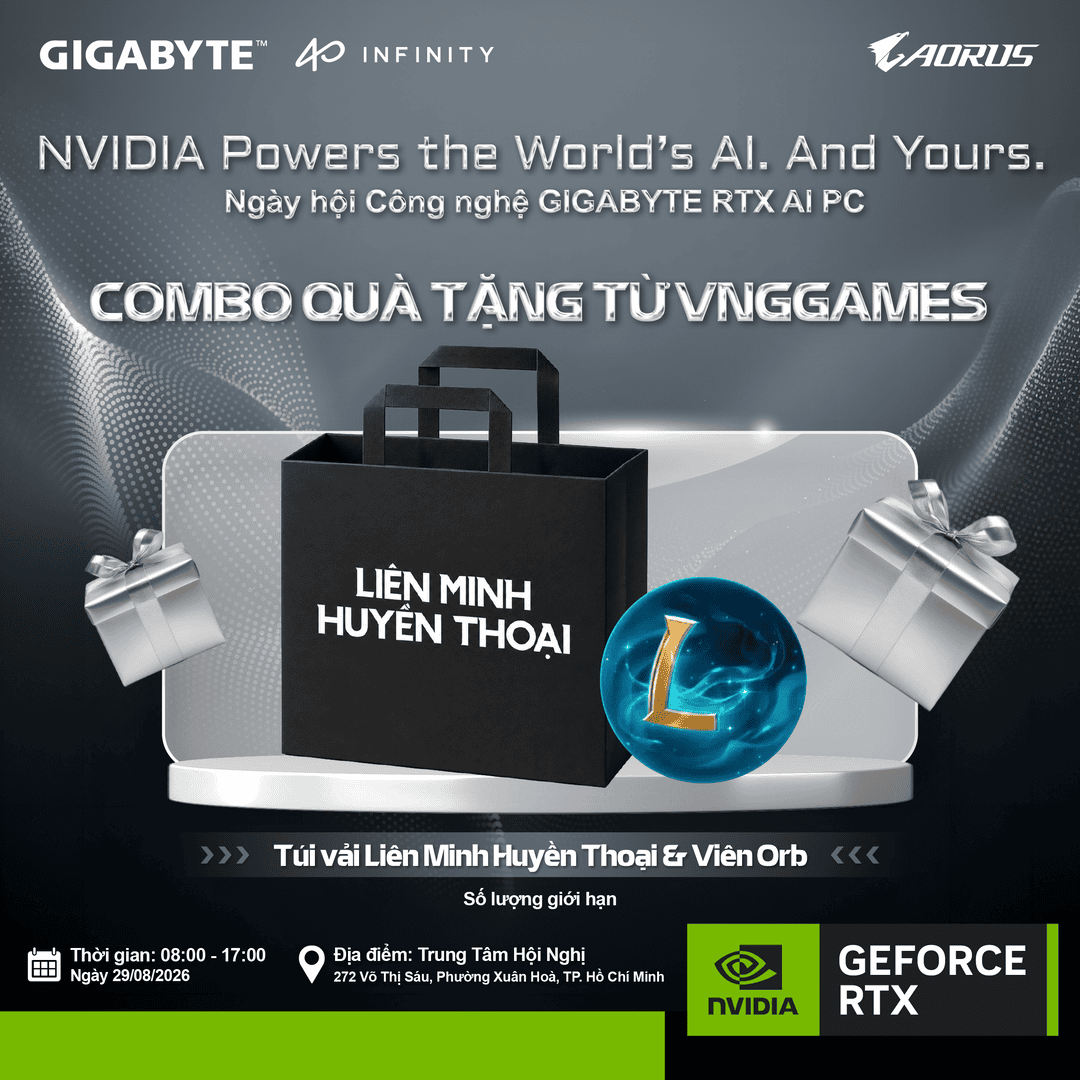 Thông tin quà tặng GIGABYTE 40TH EVENT 6