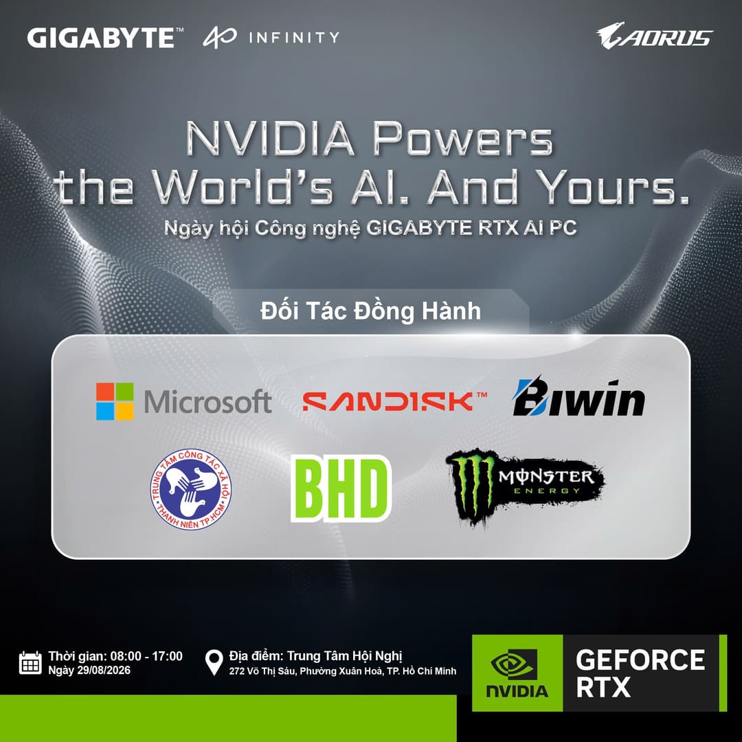 Đối tác tham gia GIGABYTE 40TH EVENT 1
